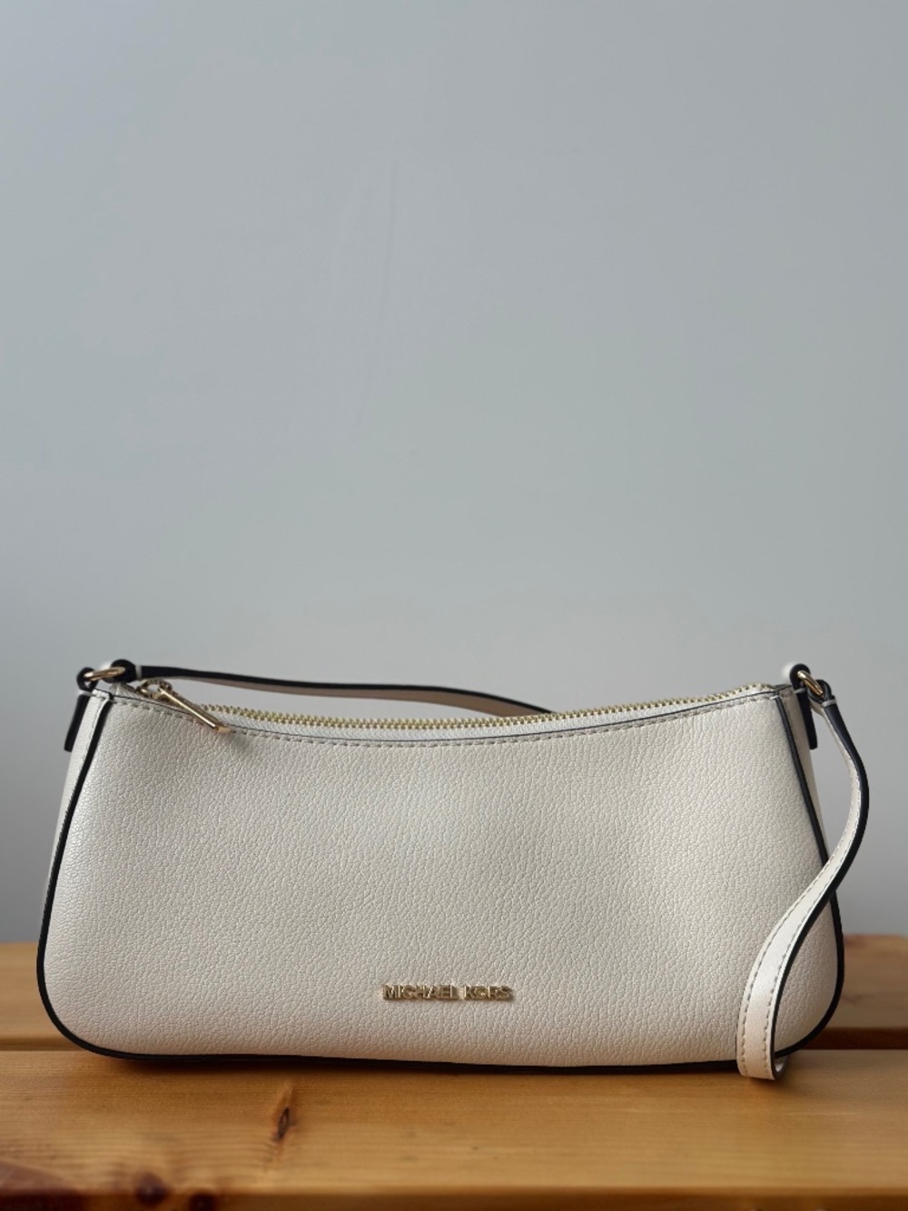 Michael Kors Sammy Cream Small Leather Pochette